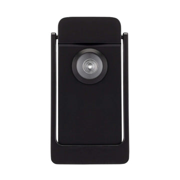 Contemporary Door Knocker Viewer, 4 1/8 In. With 1/2 In. Bore 180 Degree Viewer