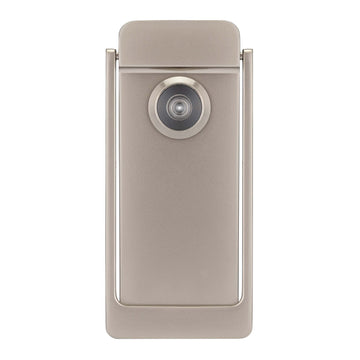 Contemporary Door Knocker Viewer, 5 3/16 In. With 1/2 In. Bore 180 Degree Viewer
