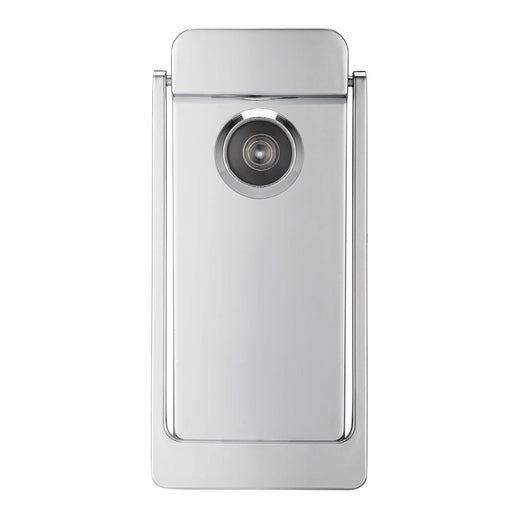 Contemporary Door Knocker Viewer, 5 3/16 In. With 1/2 In. Bore 180 Degree Viewer