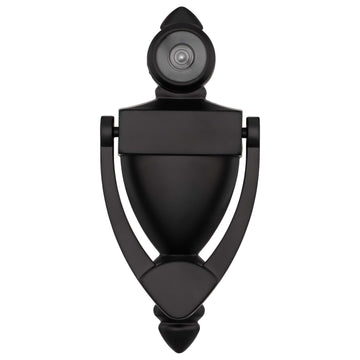 Door Knocker Viewer, 5 1/4 In. With 1/2 In. Bore 180 Degree Viewer