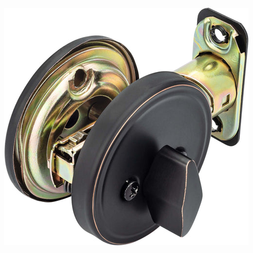Single Sided Keyless Deadbolt With Exterior Plate