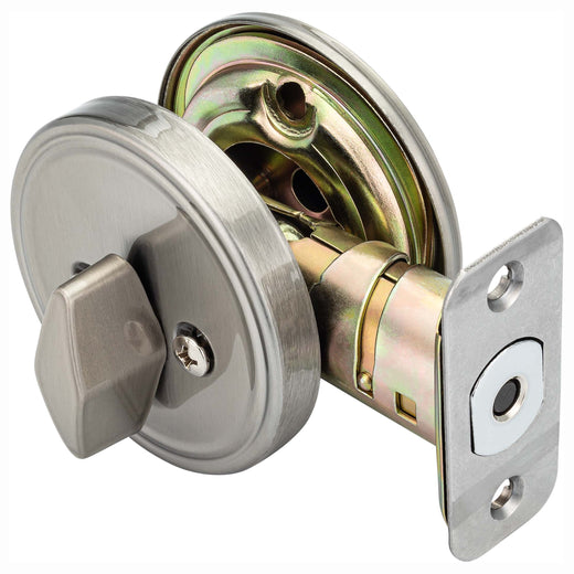 Single Sided Keyless Deadbolt With Exterior Plate