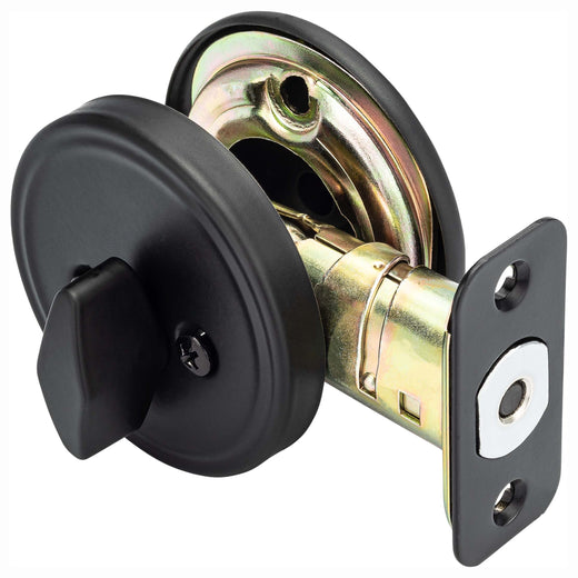 Single Sided Keyless Deadbolt With Exterior Plate