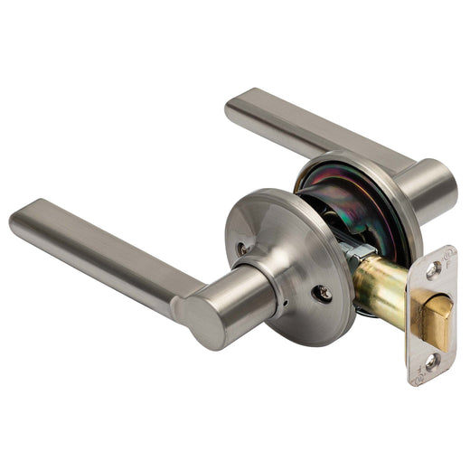 Door Lever Set Closet / Hall / Passage Function Contemporary Style Fallon Collection, ANSI 2, UL Fire Rated