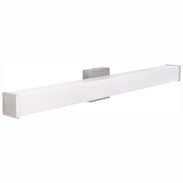Bathroom Vanity Light Bar, Integrated LED, Square Lens, 36 In. Wide