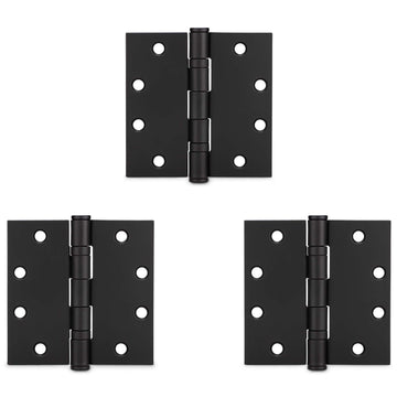 Commercial Door Hinges, Ball Bearing, 4 1/2 In. X 4 1/2 In., 3 Pack