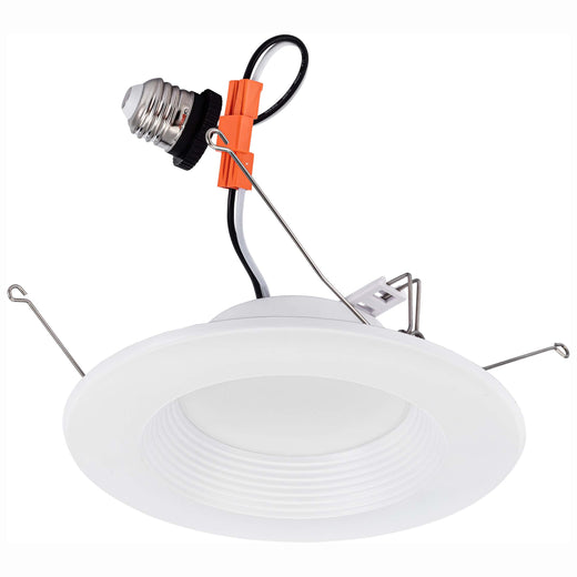Recessed Fixture Retrofit E-26 Downlight, Integrated LED, 6 Pack
