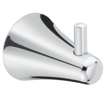 Image Of Robe Hook / Towel Hook -  Duval Bathroom Hardware Set - Chrome Finish - Harney Hardware