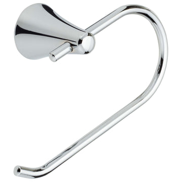 Image Of Toilet Paper Holder -  European -  Duval Bathroom Hardware Set - Chrome Finish - Harney Hardware