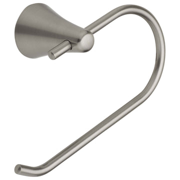Image Of Toilet Paper Holder -  European -  Duval Bathroom Hardware Set - Satin Nickel Finish - Harney Hardware