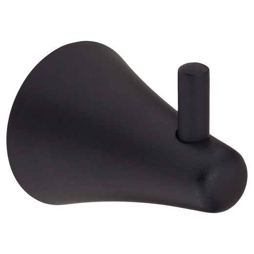 Image Of Robe Hook / Towel Hook -  Duval Bathroom Hardware Set - Matte Black Finish - Harney Hardware