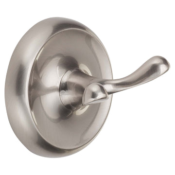 Image Of Robe Hook / Towel Hook -  Portsmouth Bathroom Hardware Set - Satin Nickel Finish - Harney Hardware