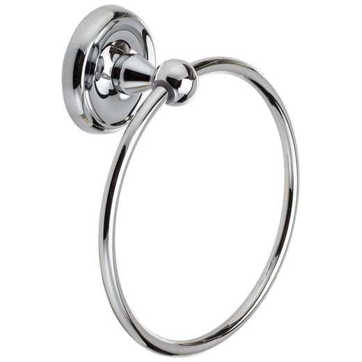 Image Of Towel Ring -  Portsmouth Bathroom Hardware Set - Chrome Finish - Harney Hardware