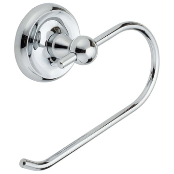 Image Of Toilet Paper Holder -  European -  Portsmouth Bathroom Hardware Set - Chrome Finish - Harney Hardware