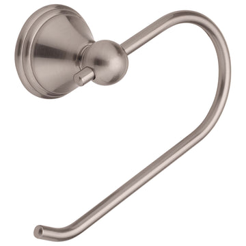 Image Of Toilet Paper Holder -  European -  Alexandria Bathroom Hardware Set - Satin Nickel Finish - Harney Hardware