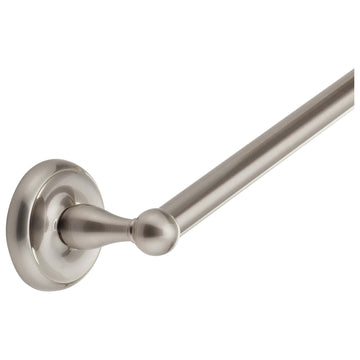 Image Of Towel Bar -  18 In. -  Portsmouth Bathroom Hardware Set - Satin Nickel Finish - Harney Hardware