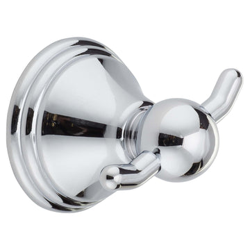 Image Of Robe Hook / Towel Hook -  Alexandria Bathroom Hardware Set - Chrome Finish - Harney Hardware