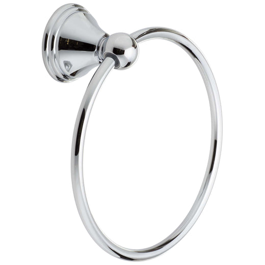 Image Of Towel Ring -  Alexandria Bathroom Hardware Set - Chrome Finish - Harney Hardware