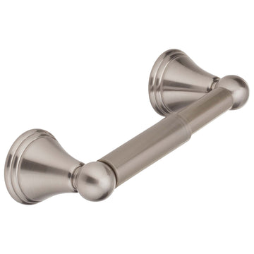 Image Of Toilet Paper Holder -  Alexandria Bathroom Hardware Set - Satin Nickel Finish - Harney Hardware