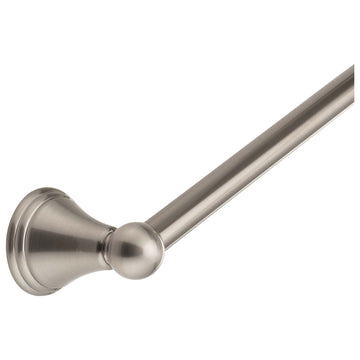Image Of Towel Bar -  18 In. -  Alexandria Bathroom Hardware Set - Satin Nickel Finish - Harney Hardware