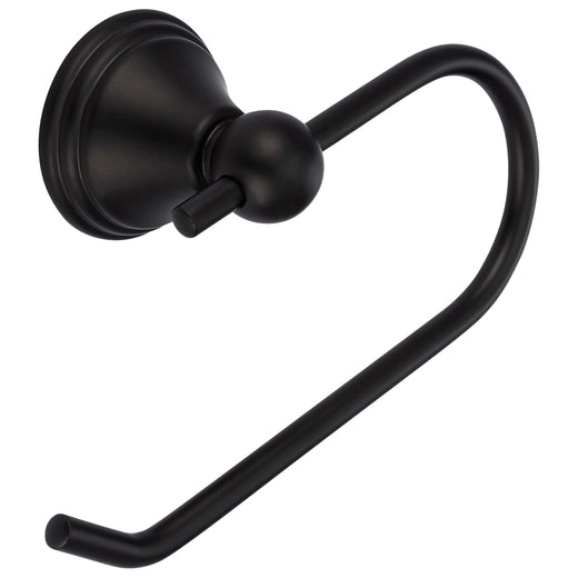Image Of Toilet Paper Holder -  European -  Alexandria Bathroom Hardware Set - Matte Black Finish - Harney Hardware
