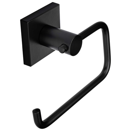 Image Of Toilet Paper Holder -  European -  Daytona Bathroom Hardware Set - Matte Black Finish - Harney Hardware