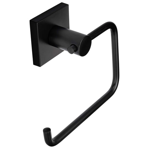 Image Of Towel Ring -  Daytona Bathroom Hardware Set - Matte Black Finish - Harney Hardware