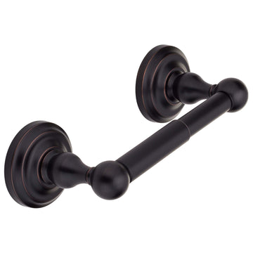 Image Of Toilet Paper Holder -  Savannah Bathroom Hardware Set - Venetian Bronze Finish - Harney Hardware