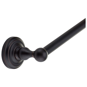 Image Of Towel Bar -  18 In. -  Savannah Bathroom Hardware Set - Venetian Bronze Finish - Harney Hardware