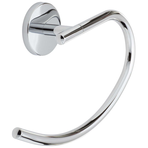 Image Of Towel Ring -  Boca Grande Bathroom Hardware Set - Chrome Finish - Harney Hardware