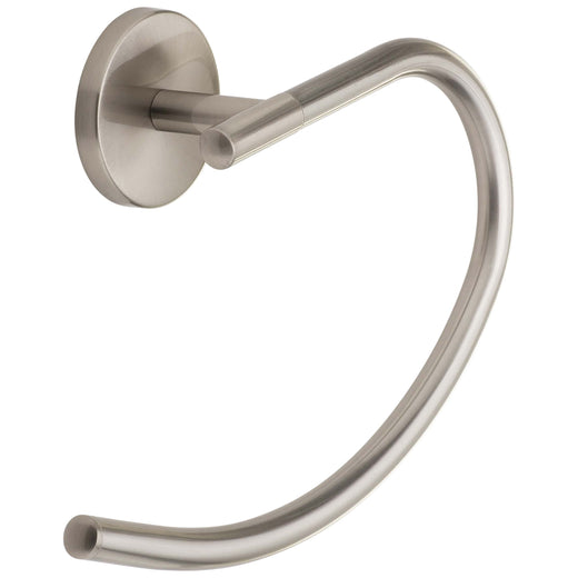 Image Of Towel Ring -  Boca Grande Bathroom Hardware Set - Satin Nickel Finish - Harney Hardware