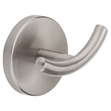 Image Of Robe Hook / Towel Hook -  Boca Grande Bathroom Hardware Set - Satin Nickel Finish - Harney Hardware