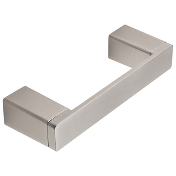 Image Of Toilet Paper Holder With Pivoting Bar -  Westshore Bathroom Hardware Set - Satin Nickel Finish - Harney Hardware
