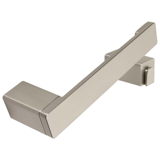 Image Of Toilet Paper Holder With Pivoting Bar -  Westshore Bathroom Hardware Set - Satin Nickel Finish - Harney Hardware