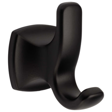 Image Of Robe Hook / Towel Hook -  Wynwood Bathroom Hardware Set - Matte Black Finish - Harney Hardware