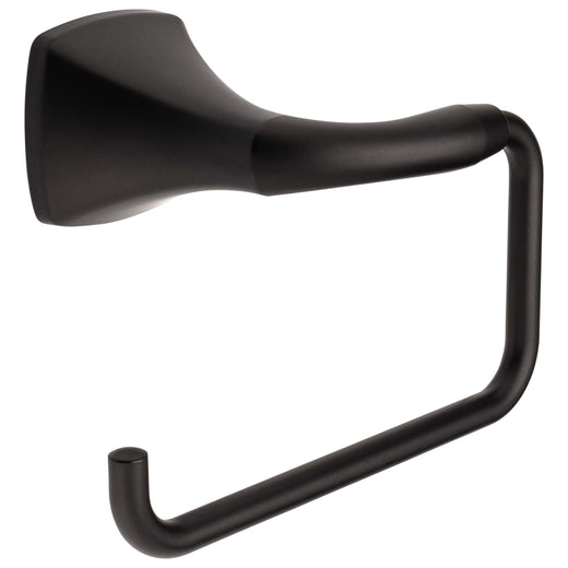 Image Of Toilet Paper Holder -  European -  Wynwood Bathroom Hardware Set - Matte Black Finish - Harney Hardware
