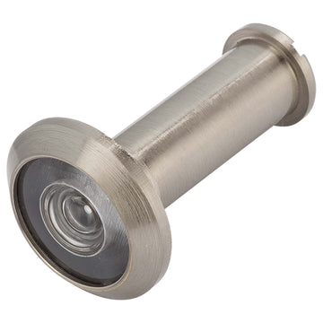 Image Of Door Peephole Viewer -  1/2 In. Bore 180 Degree Viewer - Satin Nickel Finish - Harney Hardware