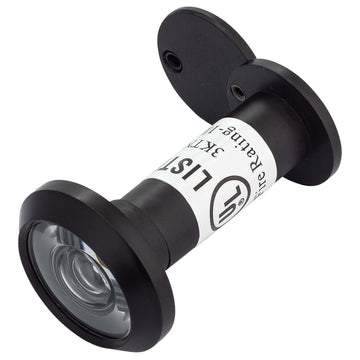 Image Of Door Peephole Viewer -  With 1/2 In. Bore 180 Degree UL Fire Rated Viewer - Oil Rubbed Bronze Finish - Harney Hardware