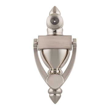 Image Of Door Knocker Viewer -  4 In. With 1/2 In. Bore 160 Degree Viewer - Satin Nickel Finish - Harney Hardware