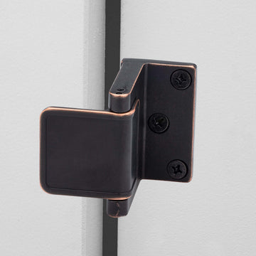 Image Of Security Door Guard -  Commercial - Venetian Bronze Finish - Harney Hardware