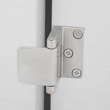 Image Of Security Door Guard -  Commercial - Satin Nickel Finish - Harney Hardware