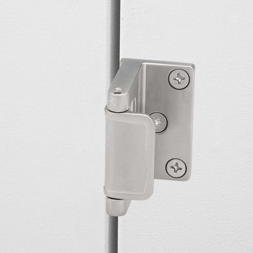 Image Of Security Door Guard -  Commercial - Satin Nickel Finish - Harney Hardware