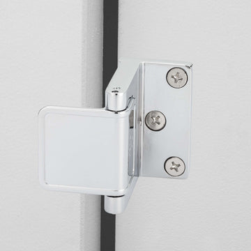 Image Of Security Door Guard -  Commercial - Chrome Finish - Harney Hardware