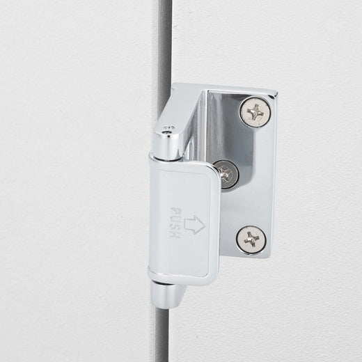 Image Of Security Door Guard -  Commercial - Chrome Finish - Harney Hardware
