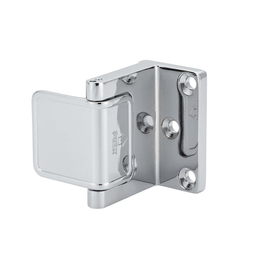 Image Of Security Door Guard -  Commercial - Chrome Finish - Harney Hardware