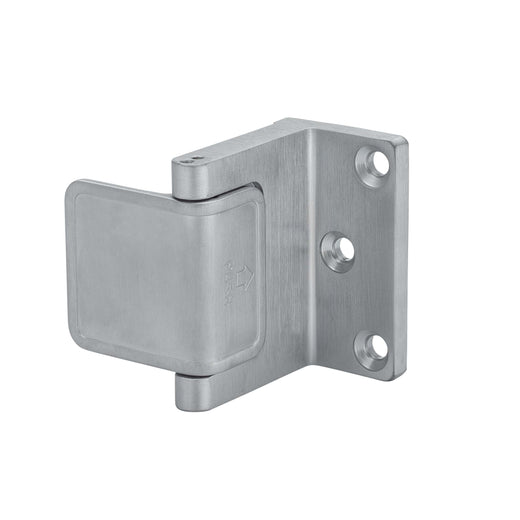 Image Of Security Door Guard -  Commercial - Satin Chrome Finish - Harney Hardware