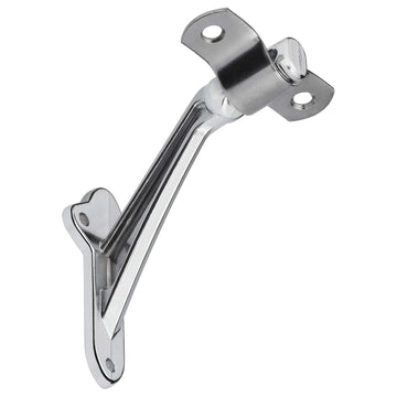 Image Of Handrail Bracket -  Heavy Duty - Chrome Finish - Harney Hardware