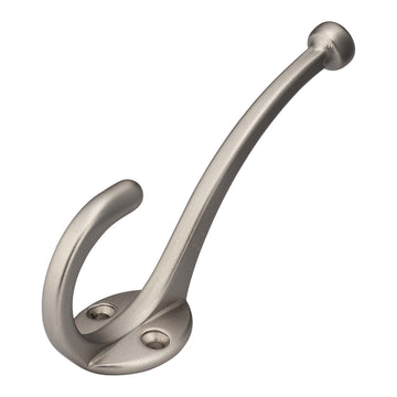 Image Of Coat Hook / Clothes Hook -  2 3/8 In. Projection - Satin Nickel Finish - Harney Hardware