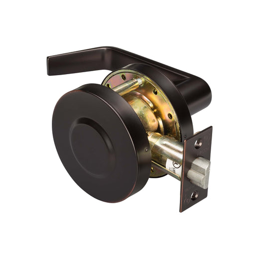 Image Of Commercial Door Lever Set Exit Connecting Room Function -  UL Fire Rated -  ANSI 2 -  Vigilant Collection - Oil Rubbed Bronze Finish - Harney Hardware