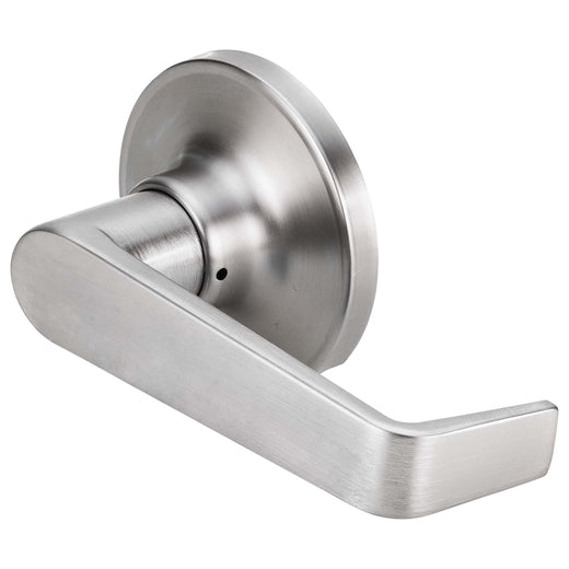 Image Of Door Lever Inactive / Dummy Function Atlas Collection - Satin Chrome Finish - Harney Hardware